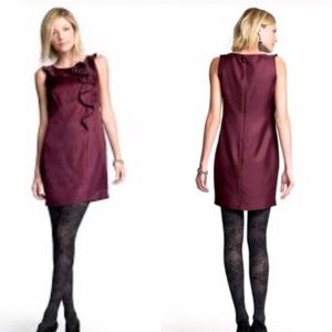 Banana Republic Burgundy silk Party Dress size 8